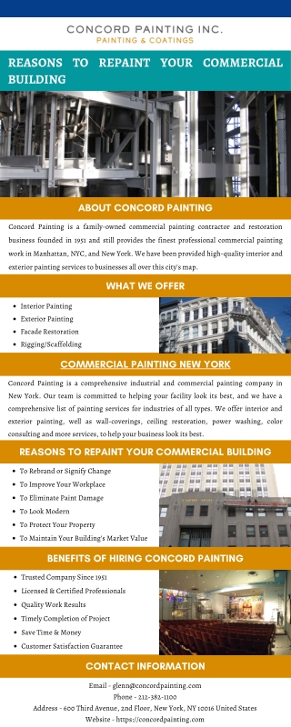 Reasons to Repaint Your Commercial Building