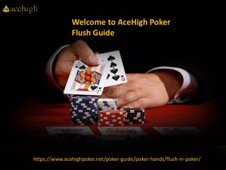 Flush in Poker at Acehigh Poker