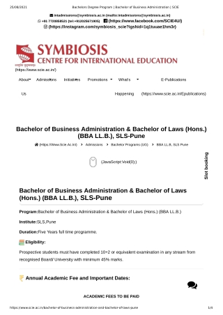 Bachelors Degree Program _ Bachelor of Business Administration _ SCIE