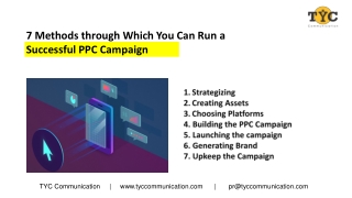 7 Methods through which you can run a successful PPC campaign