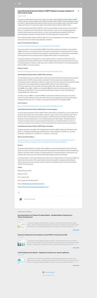 Cloud Workload Protection Platform [CWPP] Market Forecast 2030