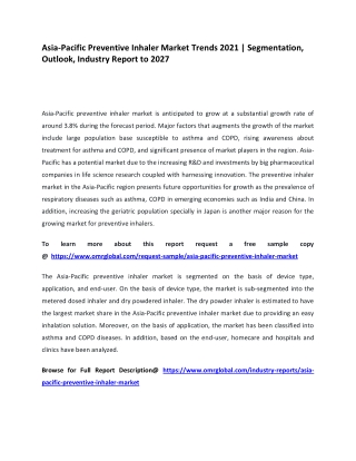 Asia-Pacific Preventive Inhaler Market