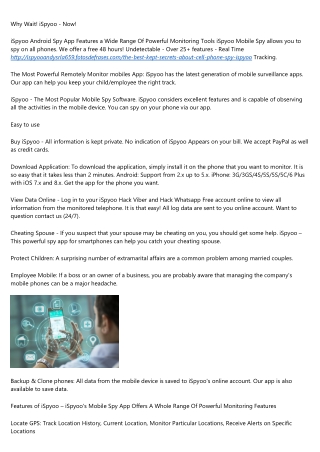 iSpyoo The Leading Cell Phone Spy Trial Free