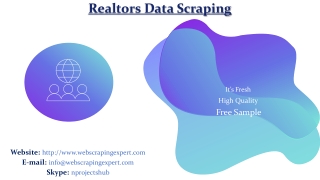 Realtors Data Scraping