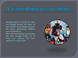 Custom Rugby Jerseys Adidas