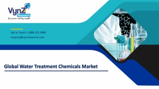 Global Water Treatment Chemicals Market – Analysis and Forecast (2020-2027)