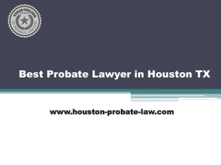 Best Probate Lawyer in Houston TX