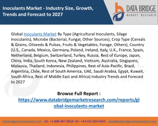 Global Inoculants Market – Industry Trends and Forecast to 2027