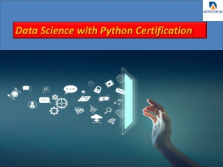 Data science with python certification