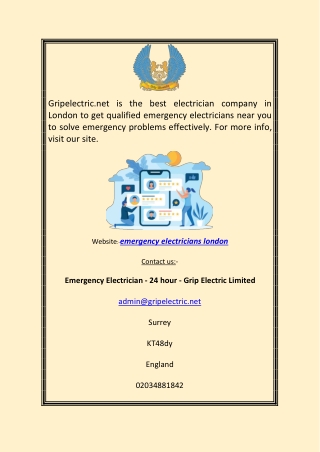 Emergency Electricians London | Gripelectric.net