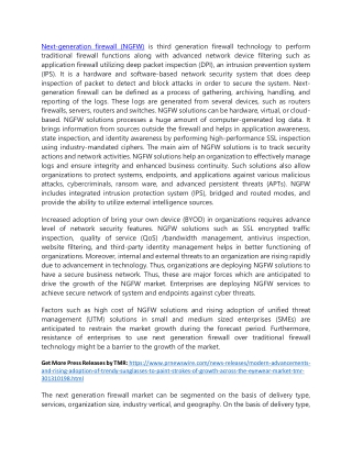 Next Generation Firewall (NGFW) Market