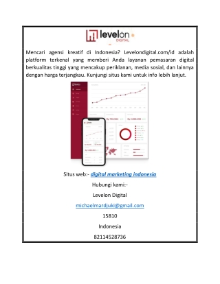 Digital Marketing Indonesia  Levelondigital.com/id