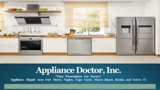 Do You Need Refrigerator Repair Service in Bonita Springs