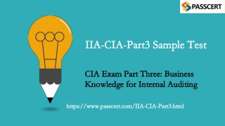 2021 Update CIA Exam Part Three IIA-CIA-Part3 Real Dumps