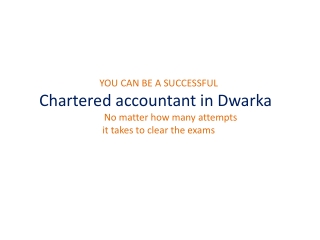 Chartered accountant in Dwarka