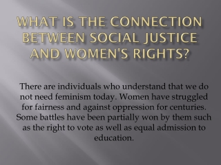 Feminism Makes Us Smarter
