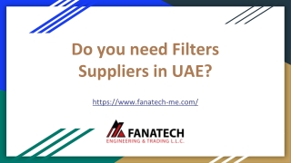 Do you need Filters Suppliers in UAE?