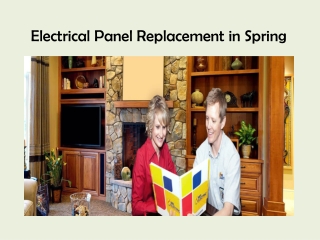 Electrical Panel Replacement in Spring