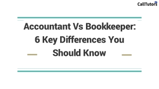 Accountant Vs Bookkeeper: 6 Key Differences You Should Know