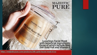 24K GOLD FACIAL MASK