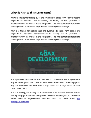 What is Ajax Web Development-converted