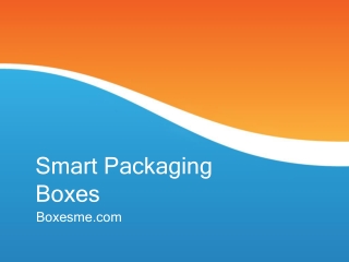Smart Packaging Boxes