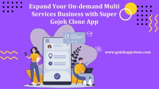 Super Gojek Clone App