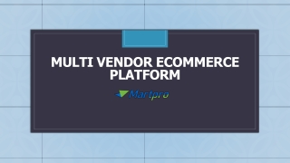 Multi Vendor eCommerce Platform