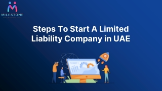 Steps To Start A Limited Liability Company in UAE