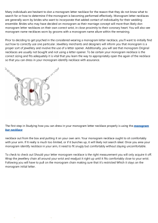 Enough Already! 15 Things About heart monogram necklace We're Tired of Hearing