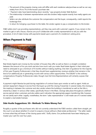 How Much Do Real Estate Agents Make? As Well As Who Pays?