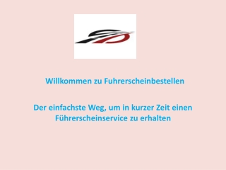 Der einfachste Weg, um in kurzer Zeit einen Führerscheinservice zu erhalten