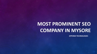 seo company in mysore
