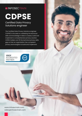 CDPSE Course Content InfosecTrain