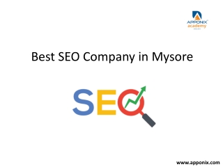 Best SEO Company in Mysore