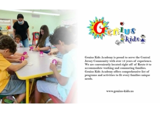 Best Child Care Center In new Jersey - Genius Kids Academy