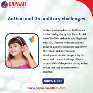 Autism and its auditory challenges - Best Autism Centres in Bangalore - CAPAAR