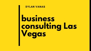 business consulting Las Vegas - Dylan Vanas