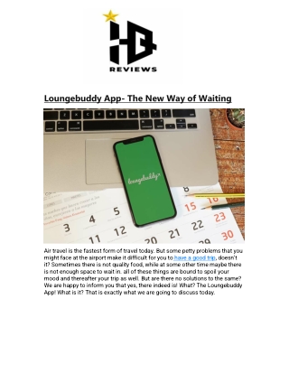 Loungebuddy App- The New Way of Waiting
