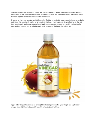 Best Apple Cider Vinegar for Weight Loss