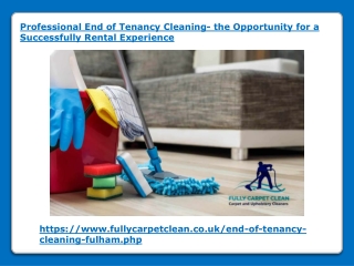 Professional End of Tenancy Cleaning Services