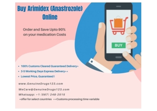 Buy Arimidex Anastrozole Online