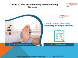 Pros & Cons of Outsourcing Podiatry Billing Services