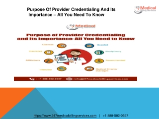 Purpose Of Provider Credentialing And Its Importance – All You Need To Know