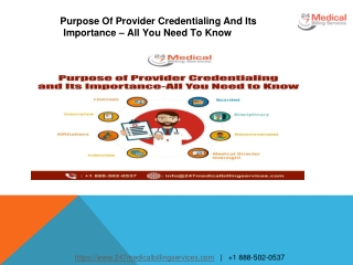 Purpose Of Provider Credentialing And Its Importance – All You Need To Know