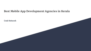 Best Mobile App Development Agencies in Kerala