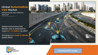 Automotive V2X Market: Global Competitive Analytics and Insights 2027