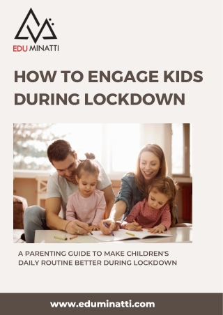 How to engage kids during Lockdown