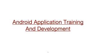 Experience The Best Android Programming Training Here | LW India