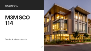 M3M SCO 114 Commercial Office Gurgaon